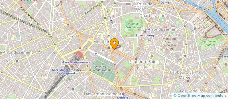 localisation de l'entreprise LF2A  PARIS