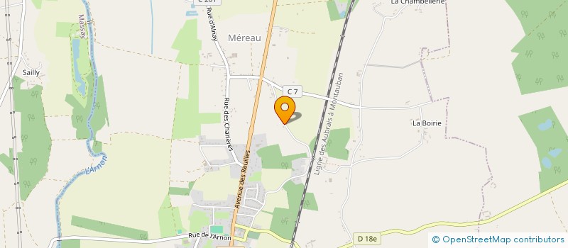 localisation de l'entreprise LF2V  VIERZON