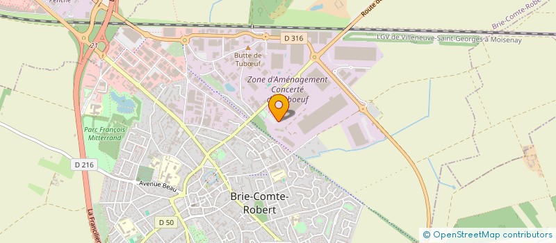 localisation de l'entreprise LF4 C6T  BRIE-COMTE-ROBERT