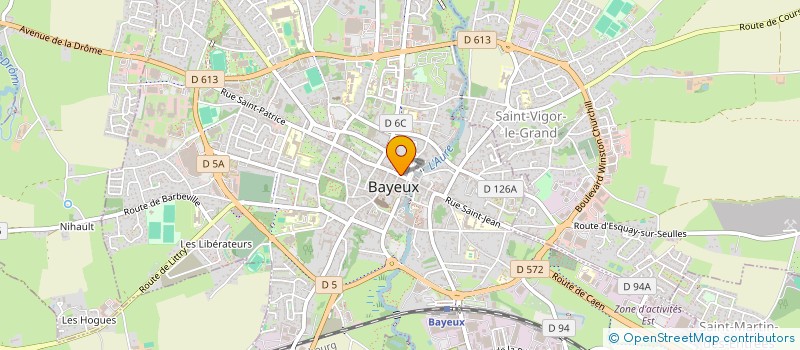 localisation de l'entreprise LFA à BAYEUX