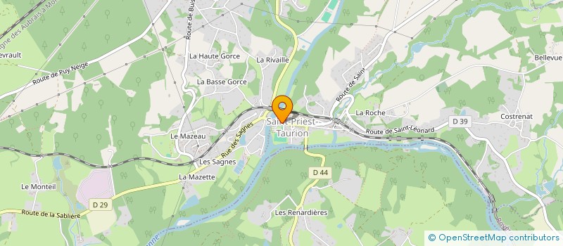 localisation de l'entreprise LFA  SAINT-PRIEST-TAURION