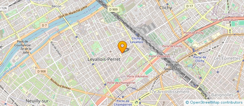 localisation de l'entreprise LFA CONSULTING à LEVALLOIS-PERRET