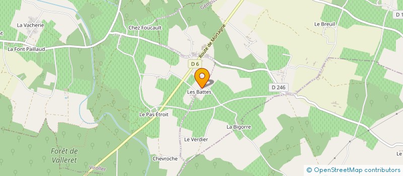 localisation de l'entreprise LFA VITI à VIROLLET