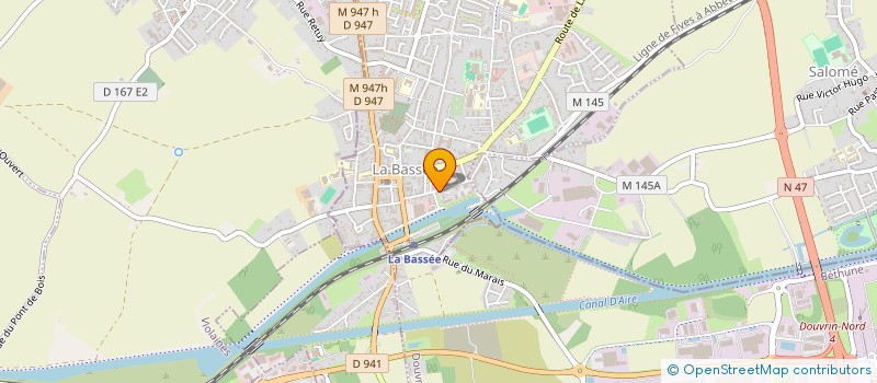 localisation de l'entreprise LFA1  ILLIES