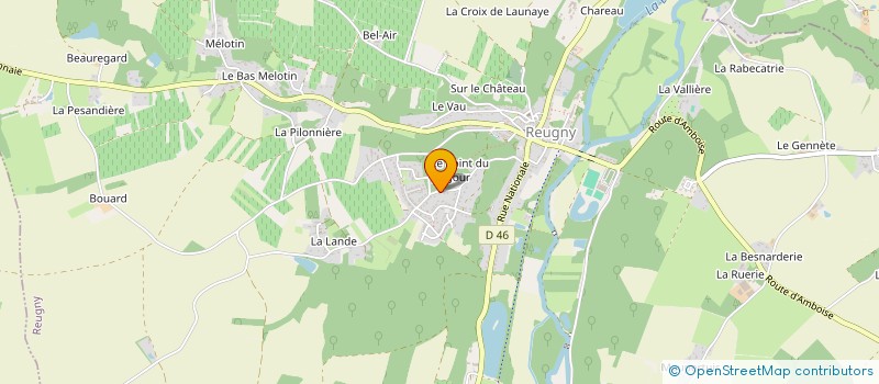 localisation de l'entreprise LFAB à REUGNY