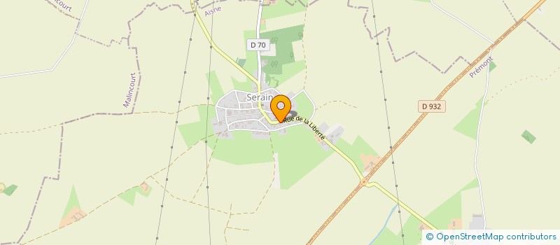 localisation de l'entreprise LFAM  SERAIN