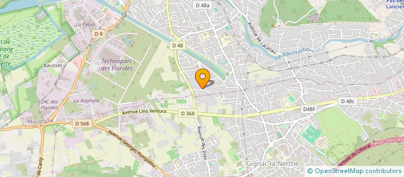 localisation de l'entreprise LFAP à ALLEINS