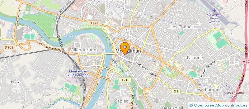 localisation de l'entreprise LFAP2  MONTAUBAN