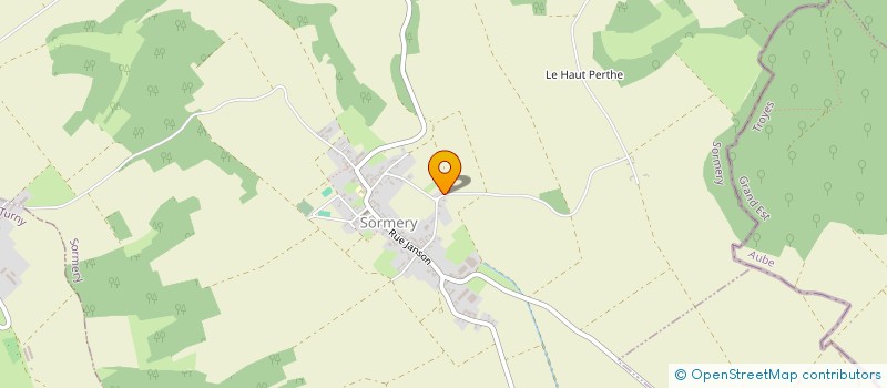 localisation de l'entreprise LFB à SORMERY