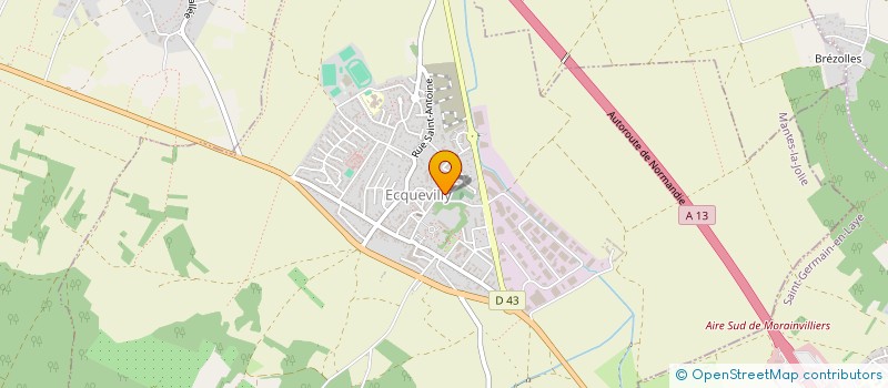 localisation de l'entreprise LFB  ECQUEVILLY