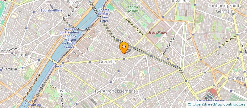 localisation de l'entreprise LFB BIOMEDICAMENTS  PARIS