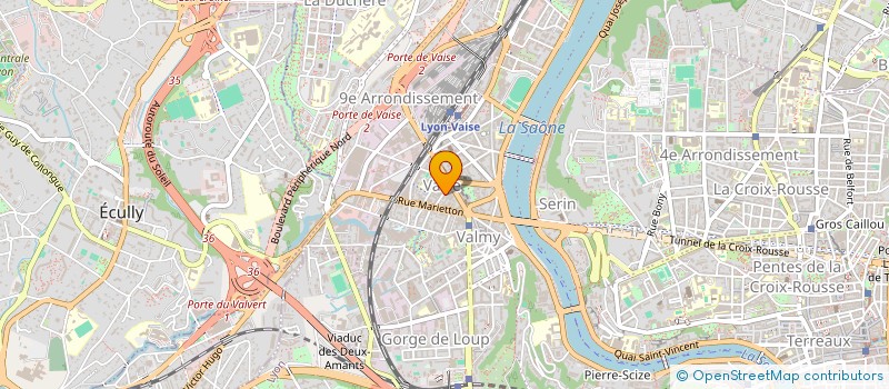 localisation de l'entreprise LFB CAP BENAT  LYON