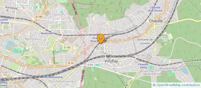 localisation de l'entreprise LFB DOMAINE DE TARDIEU  VIROFLAY