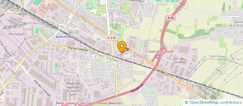 localisation de l'entreprise LFB GROUP FRANCE  MIONS