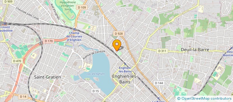 localisation de l'entreprise LFB IMMOBILIER DEVELOPPEMENT  ENGHIEN-LES-BAINS