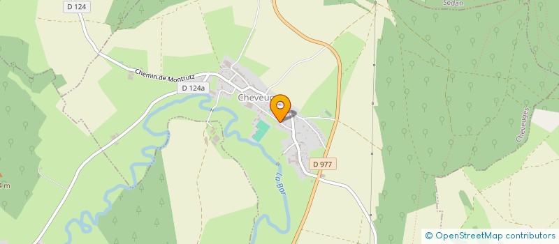 localisation de l'entreprise LFB INVEST  CHEVEUGES