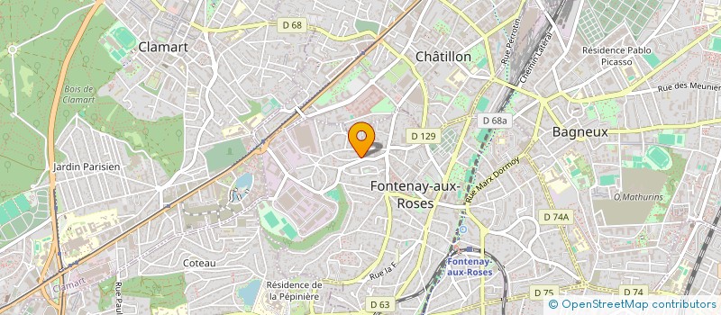 localisation de l'entreprise LFB ONE à FONTENAY-AUX-ROSES