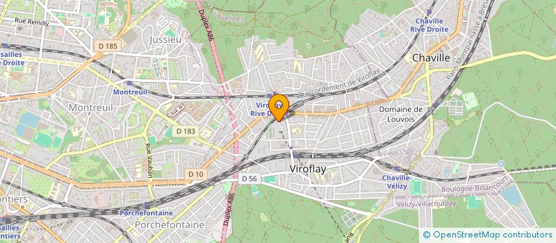 localisation de l'entreprise LFB VILLA AZUR  VIROFLAY