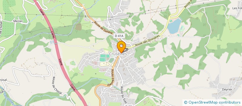 localisation de l'entreprise LFBC  CRUSEILLES