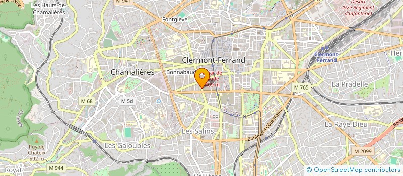 localisation de l'entreprise LFBRICO63 à CLERMONT-FERRAND