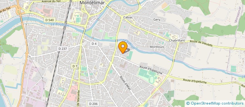 localisation de l'entreprise LFC à MONTELIMAR