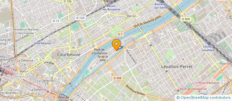 localisation de l'entreprise LFC à NEUILLY-SUR-SEINE