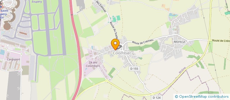 localisation de l'entreprise LFC  COLOMBIER-SAUGNIEU