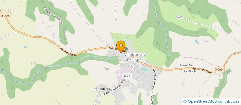 localisation de l'entreprise LFC  VILLEFRANCHE-D'ALBIGEOIS