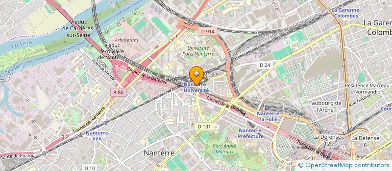 localisation de l'entreprise LFC  NANTERRE