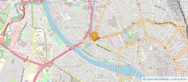 localisation de l'entreprise LFC CARTOUCHERIE à TOULOUSE