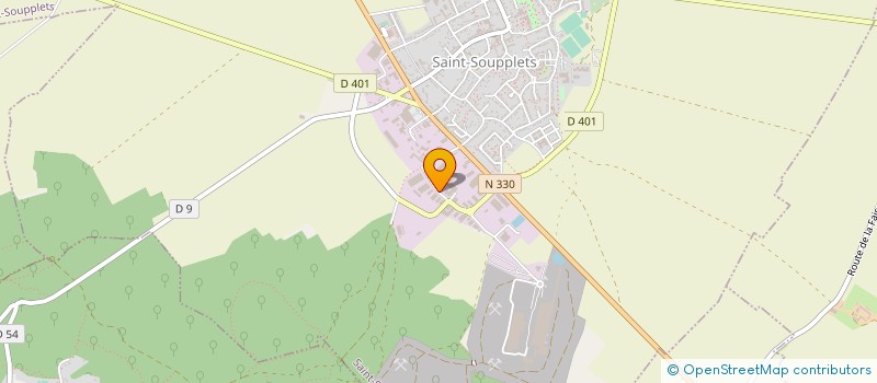 localisation de l'entreprise LFC CLOISONS à SAINT-SOUPPLETS