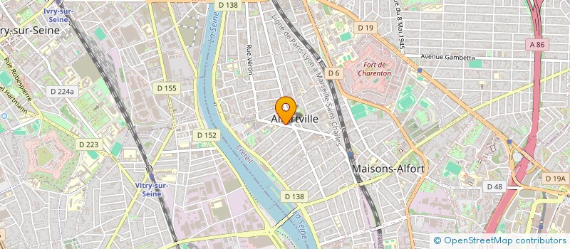 localisation de l'entreprise LFC DECO  ALFORTVILLE