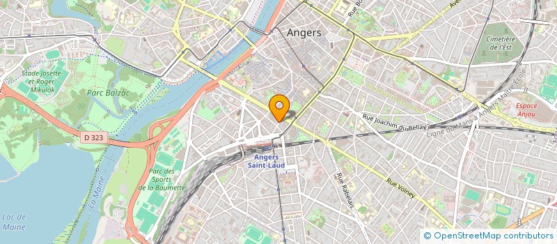 localisation de l'entreprise LFC & EYM à ANGERS