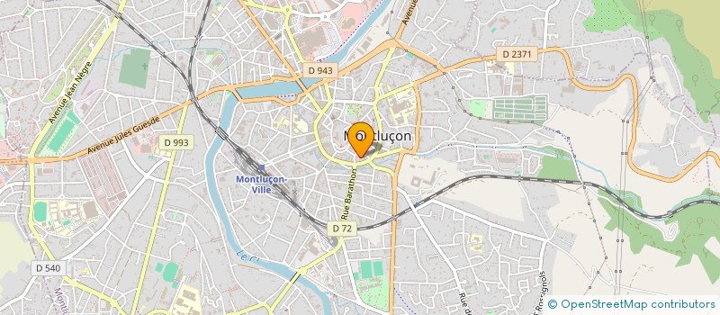 localisation de l'entreprise LFC IMMO  MONTLUCON