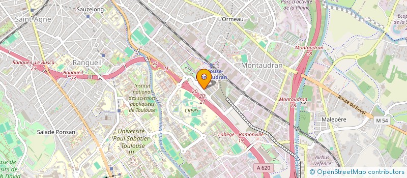 localisation de l'entreprise LFC MONTAUDRAN à TOULOUSE