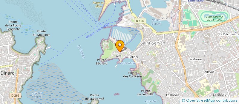 localisation de l'entreprise LFD35 à SAINT-MALO