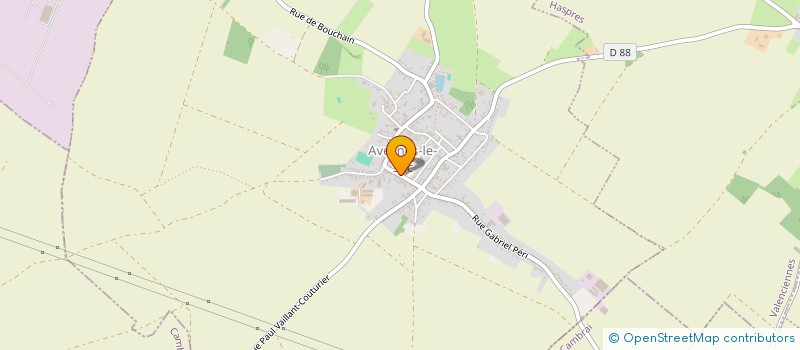 localisation de l'entreprise LFDC ASSURANCES à AVESNES-LE-SEC