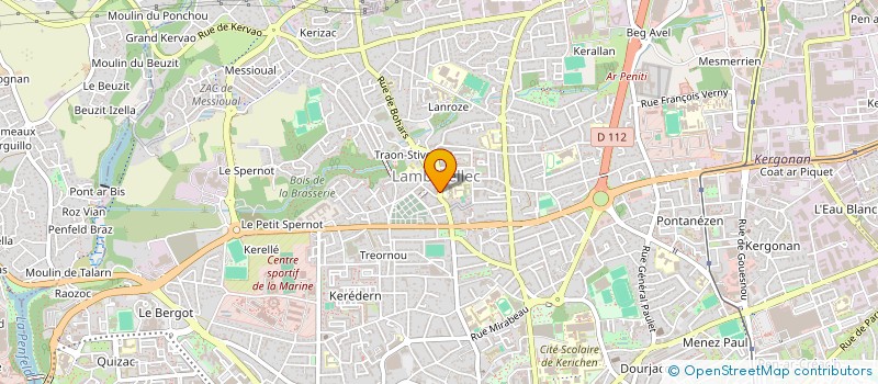 localisation de l'entreprise LFDL à BREST
