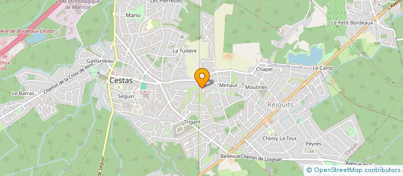 localisation de l'entreprise LFDM à CESTAS