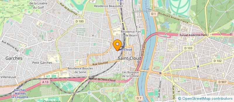 localisation de l'entreprise LFDM à SAINT-CLOUD