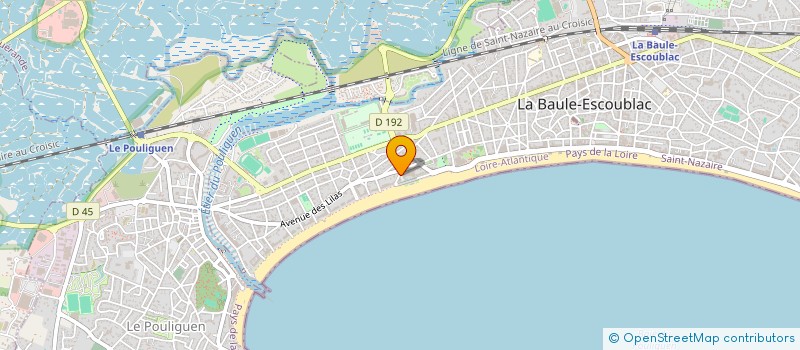 localisation de l'entreprise LFDQ TECHNOLOGIES à LA BAULE-ESCOUBLAC