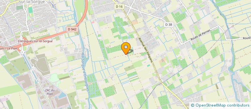 localisation de l'entreprise LFDS à ENTRAIGUES-SUR-LA-SORGUE