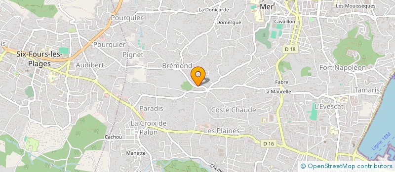 localisation de l'entreprise LFE à LA SEYNE-SUR-MER