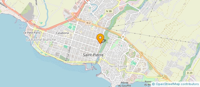 localisation de l'entreprise LFED11 à SAINT-PIERRE