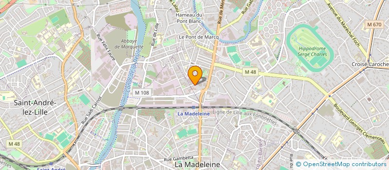 localisation de l'entreprise LFEISTH D.M.C.A à MARCQ-EN-BARŒUL