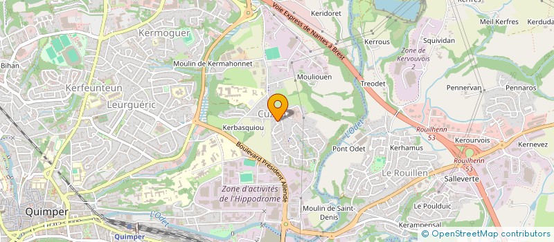 localisation de l'entreprise LFEN à QUIMPER