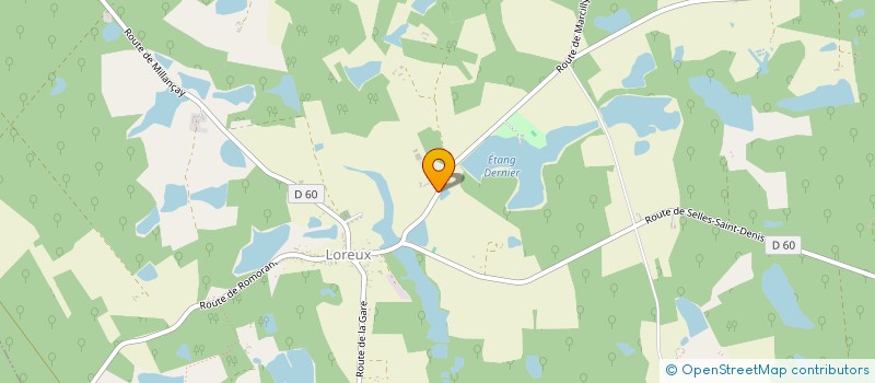 localisation de l'entreprise LFFP SOLAIRE  LOREUX