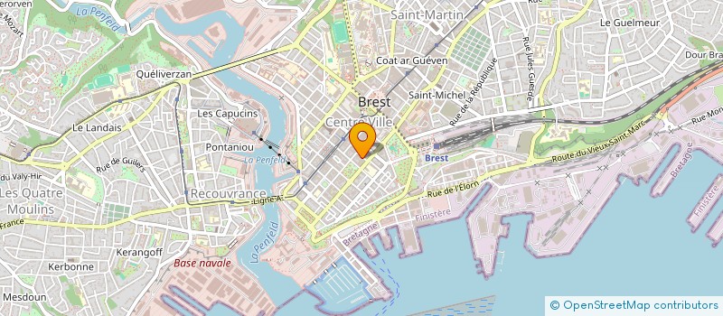 localisation de l'entreprise LFG à BREST