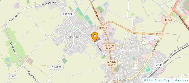 localisation de l'entreprise LFG  VIOLAINES