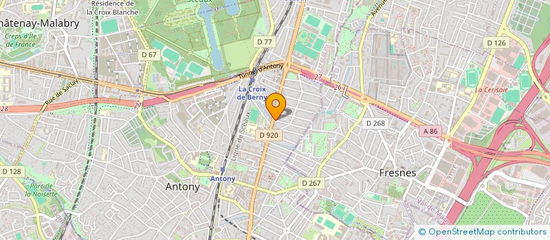localisation de l'entreprise LFG à ANTONY